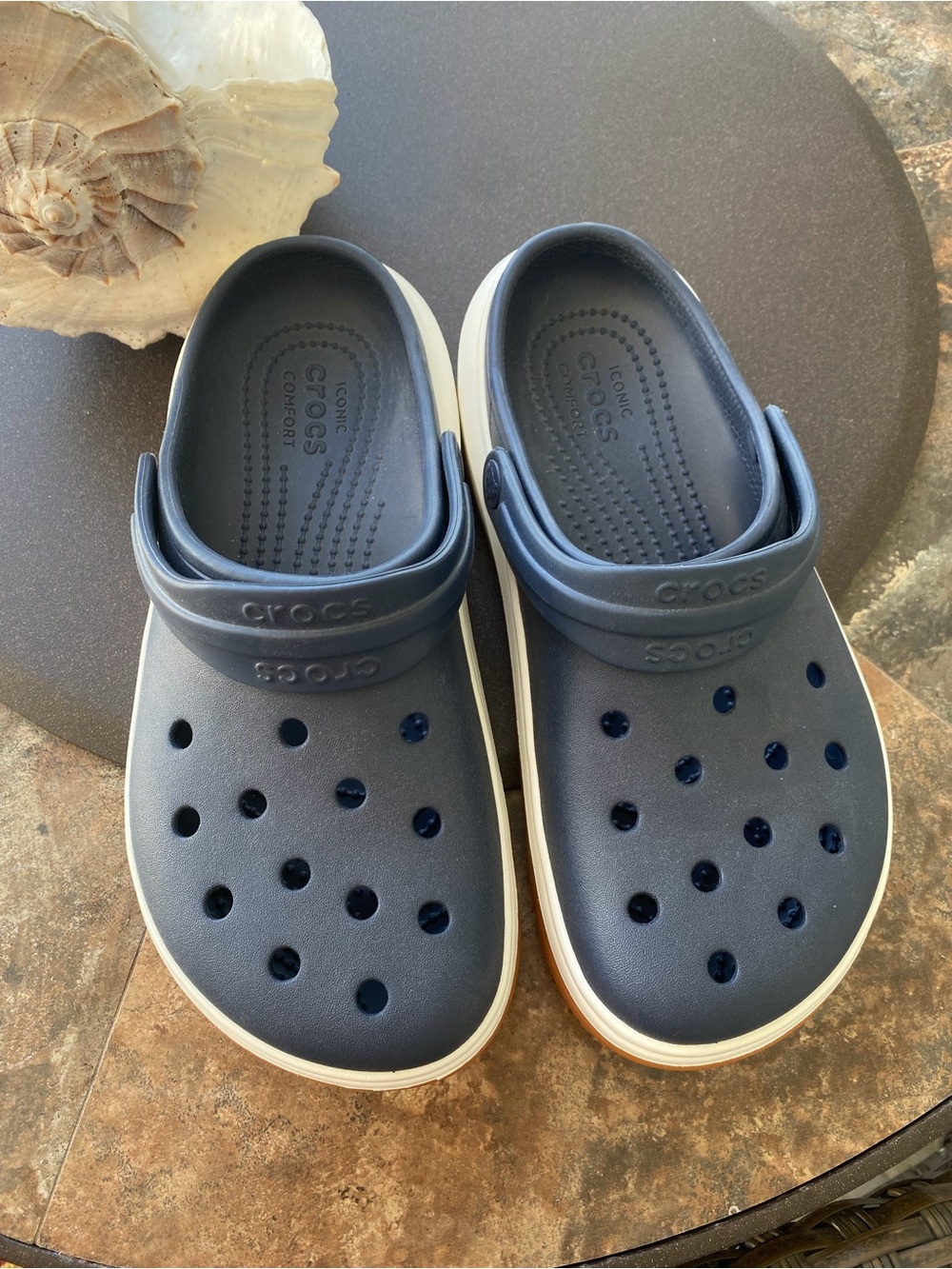 Crocs unisex Adult Navy Blue Crocband Full Force Clog